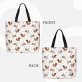 thumbnail image 2 of Fotbe Rabbit And Squirrel Bolsa Tote con Estampado para Mujer, Bolsos con Cremallera, Bolsa de Hombro Casual de Gran Capacidad con Bolsillos Internos, 2 of 7