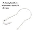 thumbnail image 4 of Uxcell 22mm/0.87 Inch Gourd Metal Bulb Safety Pins Sewing Pins for Office White 2000 Pack, 4 of 5