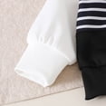 thumbnail image 4 of mgoYE Toddler Boy Clothes Baby Boys Fall Winter Outfits Long Sleeve Sweatshirt Top Jogger Pants Set Boys Outfit Set, 4 of 7