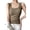 Army Green, variant on Womens Cotton Knit Sleeveless Tank Top Slim Fitting Undershirt Office Wear Layering Basics Black S