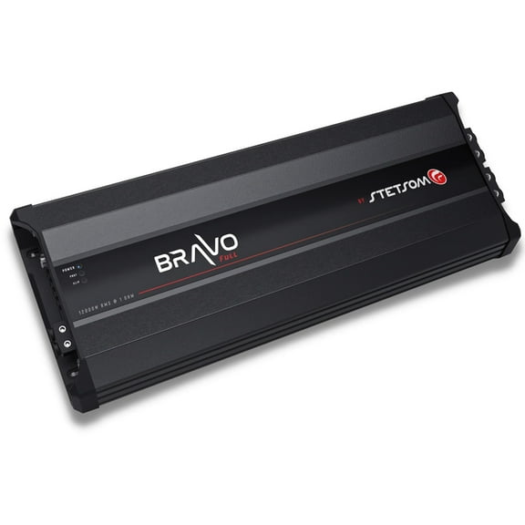 Stetsom Bravo Full 12000 1 Ohm Mono Car Amplifier 12,000 Watts RMS, 1Ω Stable Car Audio, HD Sound Quality Crossover & Bass Boost BFULL12K_1