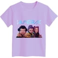 thumbnail image 4 of K pop Demon Chandail pour Filles, T-Shirt Graphique Mignon avec Dessin Animé, T-Shirt Tendance et Drôle, Chandail pour Enfants, Hauts Roses, Manches Courtes, Col Ras du Cou, 4 of 4