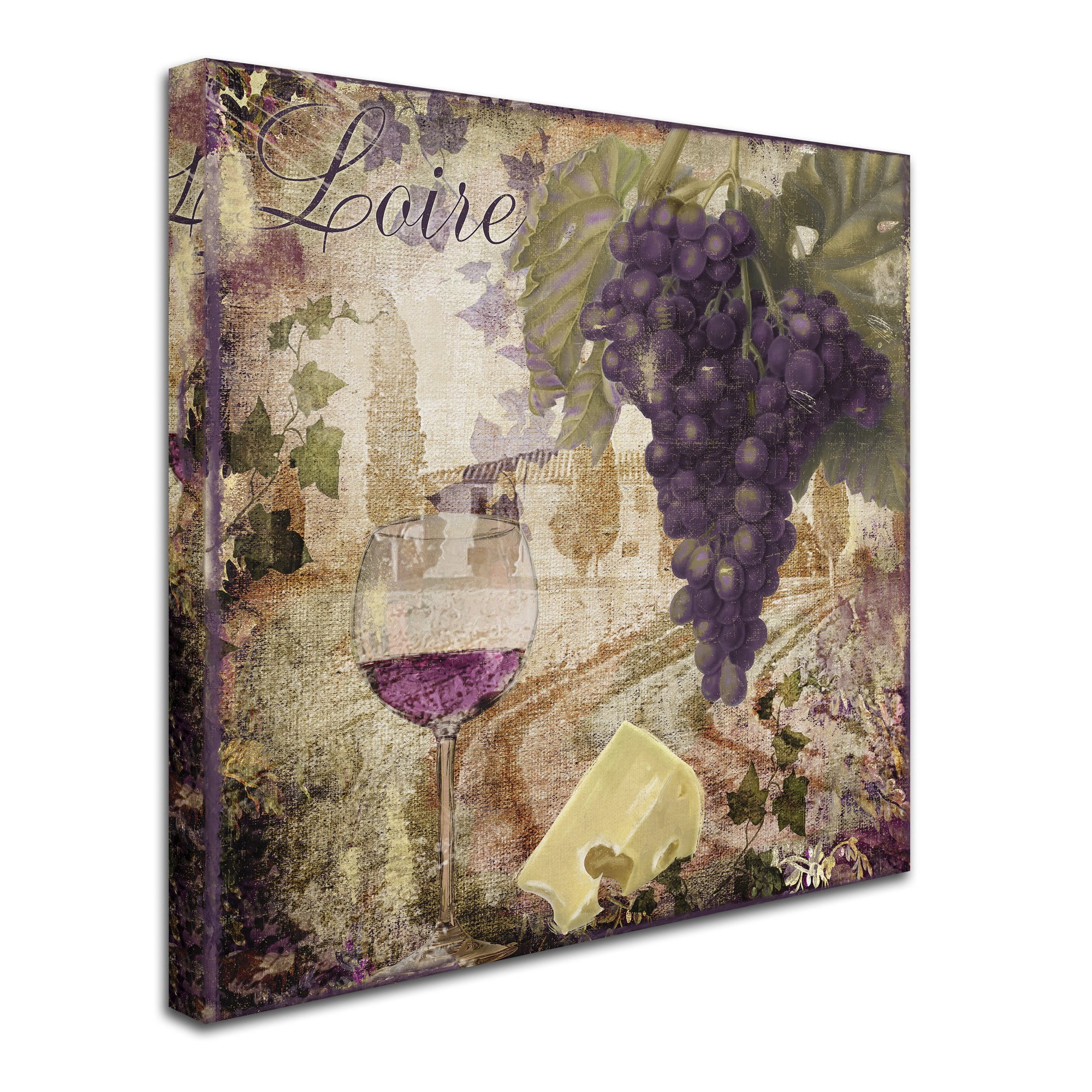 "Wine Country II" Canvas Art by Color Bakery
