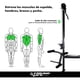 thumbnail image 5 of Polea Alta Para Banco Ejercicio Multiposiciones Con Barra Fitness Gimnasio Xtreme Life negro, 5 of 7