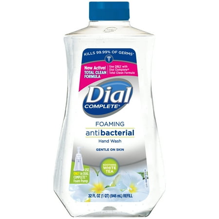 Dial Complete Antibacterial Foaming Hand Wash Refill, Soothing White