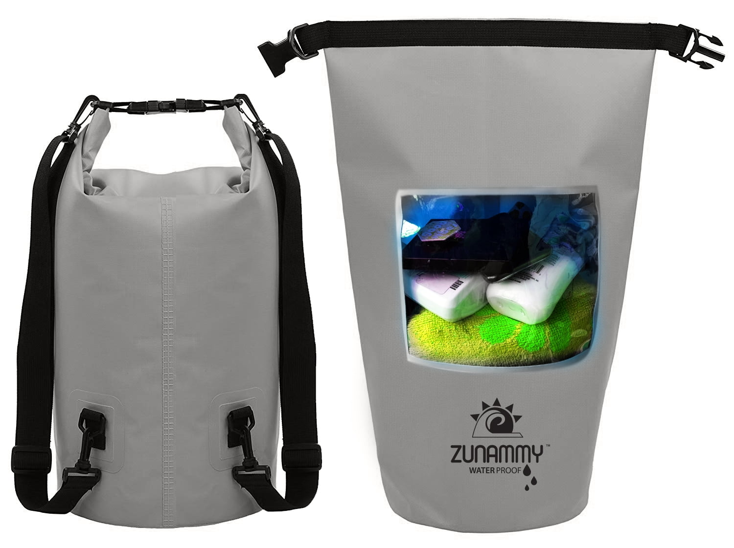 Zunammy 20 LT Waterproof Dry Bag with Transparent Window