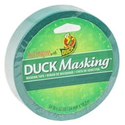 Duck Masking Color Masking Tape, Green, .94 in. x 20 yd.