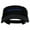 Black, variant on Game Over Embroidered Pro Style Cotton Twill Washed Visor - Black OSFM