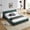 Green, variant on Holaki Queen Upholstered Platform Bed Frame with Headboard, Thick Chenille Fabric Low Profile Bed, Soft Padded Bed Frame with Solid Support, No Box Spring Needed, Queen Size, Green