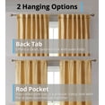 thumbnail image 3 of THD Maria Premium Soft Velvet Back Tab Rod Pocket Window Treatment Curtains for Bedroom & Living Room - Set of 2, 3 of 7