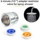 thumbnail image 4 of Reductor de flujo de ducha de 2 piezas, limitador de flujo de agua de ducha, juego de reductor de flujo limitador de ducha para cocina, comedor, baño, 4 of 5