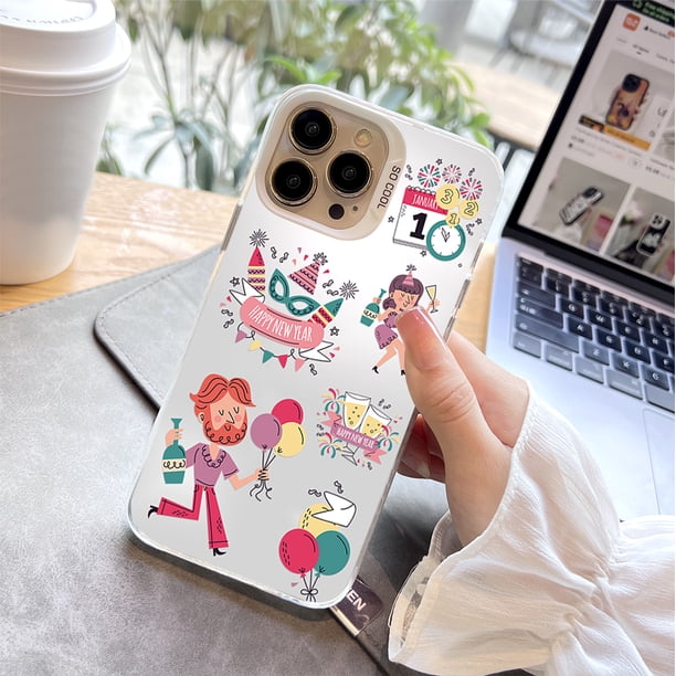 ¡Agregue un toque de diversión a su iPhone 14, 13, 12 Pro y 11 con una cautivadora funda con estampado artístico!