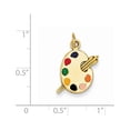 thumbnail image 2 of Finest Gold 14K Enameled Artist Palette Charm, 2 of 3