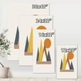 thumbnail image 4 of Designart ' Sun and Mountain Abstract ' Modern Canvas Wall Art Print, 4 of 4