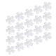 thumbnail image 5 of Flores hechas a mano, 200 piezas de flores hechas a mano, flores de tela blanca, flores artificiales para manualidades, durabilidad extendida Jadeshay A, 5 of 8
