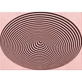 thumbnail image 1 of Ahgly Company Indoor Rectangle Patterned Pink Area Rugs, 5' x 7', 1 of 1