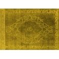 thumbnail image 1 of Ahgly Company Machine Washable Indoor Rectangle Oriental Yellow Industrial Area Rugs, 3' x 5', 1 of 4