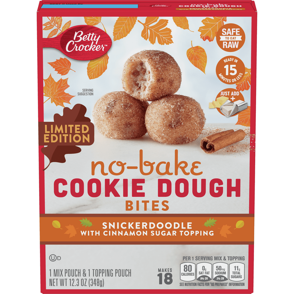 Betty Crocker Snickerdoodle No Bake Cookie Dough Bites