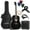 Black, variant on Ashthorpe Dreadnought Acoustic Electric Guitar with 10-Watt Amp, Brown