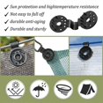 thumbnail image 4 of high quality Shade Cloth Clips, 20Pcs Shade Cloth Plastic Clips Greenhouse Shade Cloth Fix Clamp, Windproof Awning Clamp Grip Tarp Clips, 4 of 5