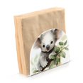 thumbnail image 2 of Koala Leaves Grey Napkin Holder for Table Clear Napkin Stand Paper Holder Acrylic Organizer Dispenser Napkins for Dinner Kitchen Restaurant Room, 2 of 8