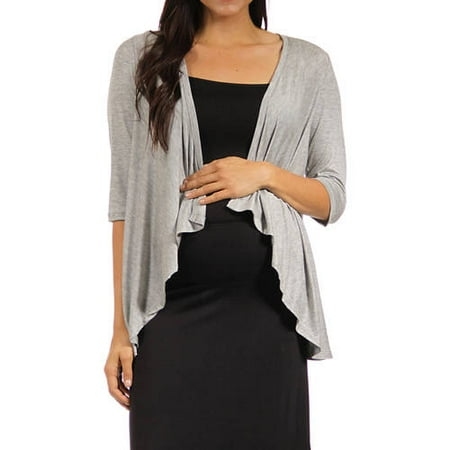 

Women s Maternity 3/4-sleeve Open Shrug