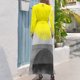 thumbnail image 2 of Vestido largo amarillo abstracto vestido de verano mujer 2024 Ropa mujer, 2 of 4