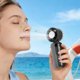 thumbnail image 5 of Handheld Small Fan Portable Foldable Portable USB Mini Coolings Fan Silent High Wind Power Ice Pack Handheld, 5 of 6