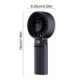 thumbnail image 3 of Portable Handheld USB Rechargeable Foldable Mini with Strong Wind and Built-In Stand for Travel Outdoor and Desk Use, 3 of 6