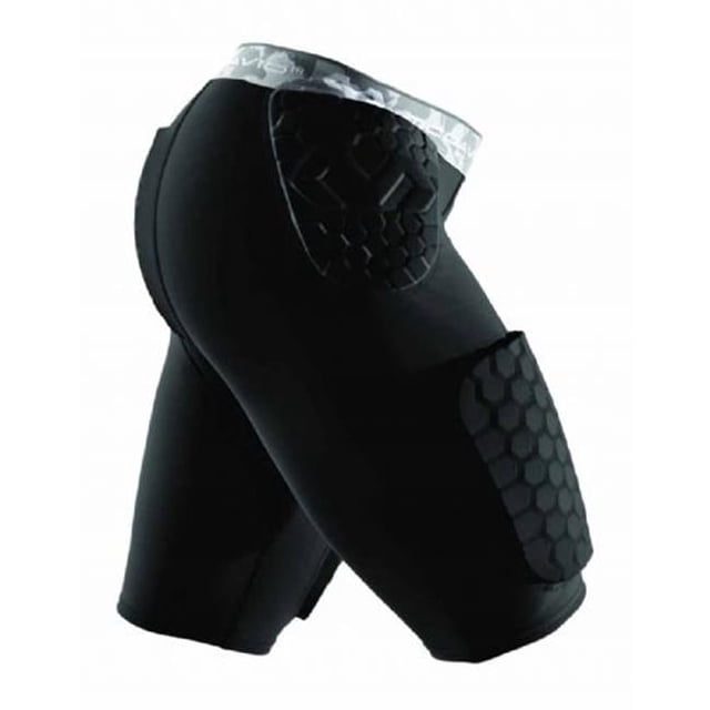 Mcdavid 1399831 Hex Dual-Density Thudd Short, Black - Extra Large