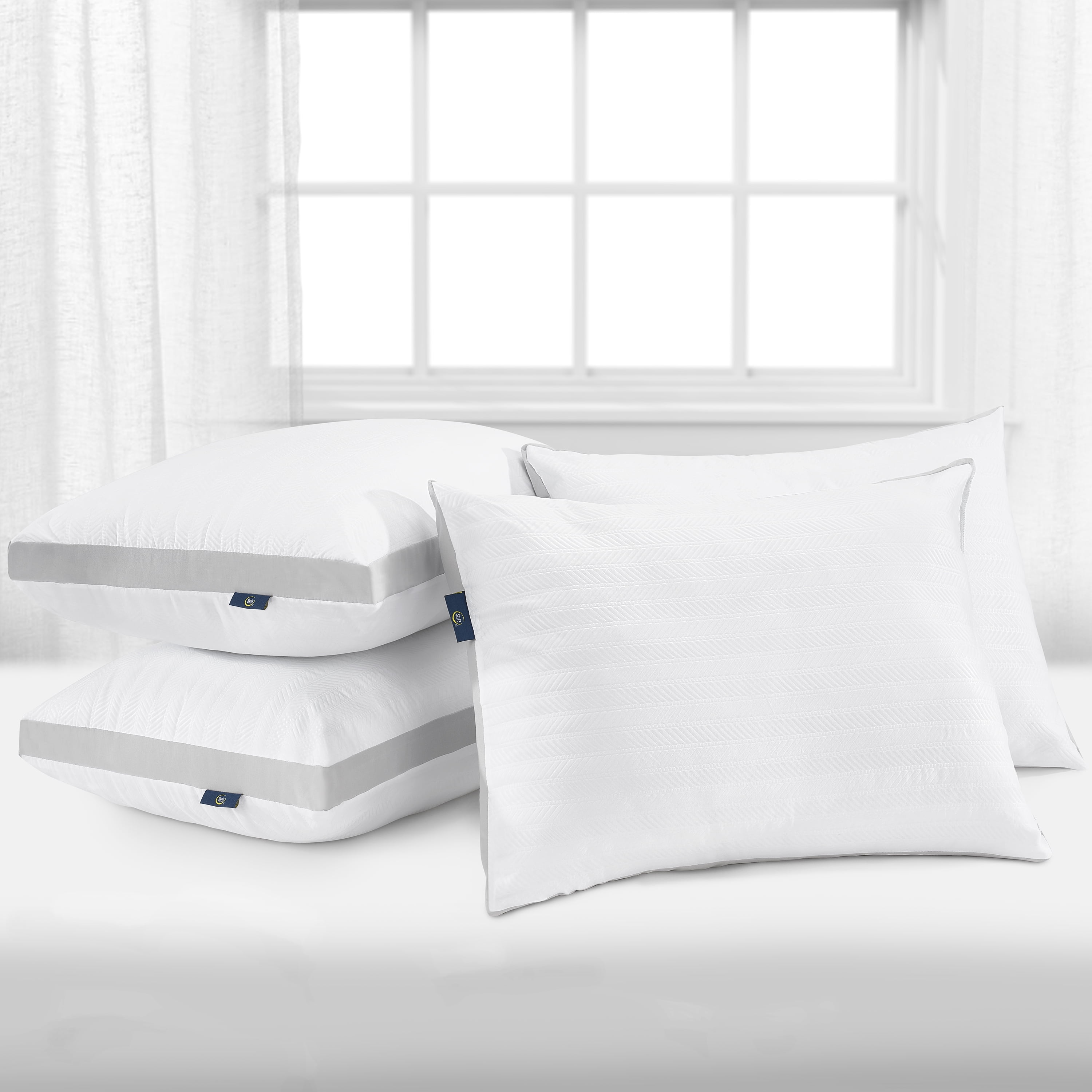 Sertapedic Dreamloft Bed Pillow, Standard Size (20"x26") 4 Pack