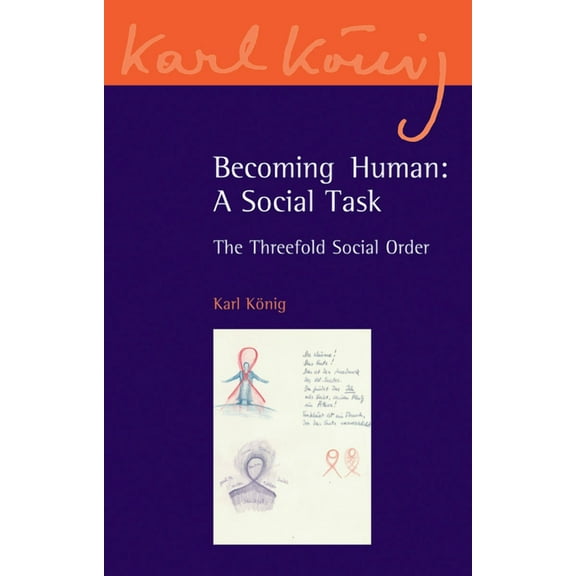 Karl König Archive: Becoming Human: A Social Task: The Threefold Social Order (Paperback)