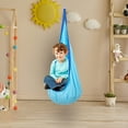 thumbnail image 4 of BKBP Pod Swing Seat, Kids Hanging Hammock Swing, Cotton Sensory Pod Swing Chair with Inflatable Pillow, Pod Swing for Kids Indoor & Outdoor, Max 176Lbs (1 PCS), 4 of 8