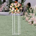 Clear Column Party Acrylic Floor Stand Wedding Backdrop Flower Stand