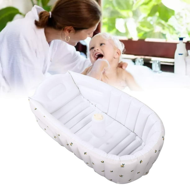Bañera Plegable Para Bebés, Bañera Inflable Para Bebés Suave Y Agradable Para La Piel Para Viajes Para Niños Pequeños Para Sala De Estar En Casa