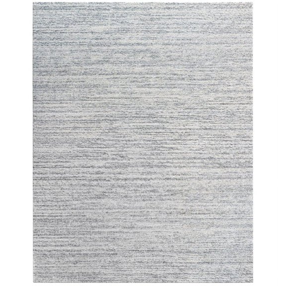 Granada Carminia Ivory Beige and Gray Olefin Shag Area Rug