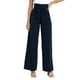 thumbnail image 1 of Pantalones Casual Cintura Suelta Color Puro Elegante Traje De Viaje Pantalones Para El Lugar De Trabajo Azul Purpura M, 1 of 8