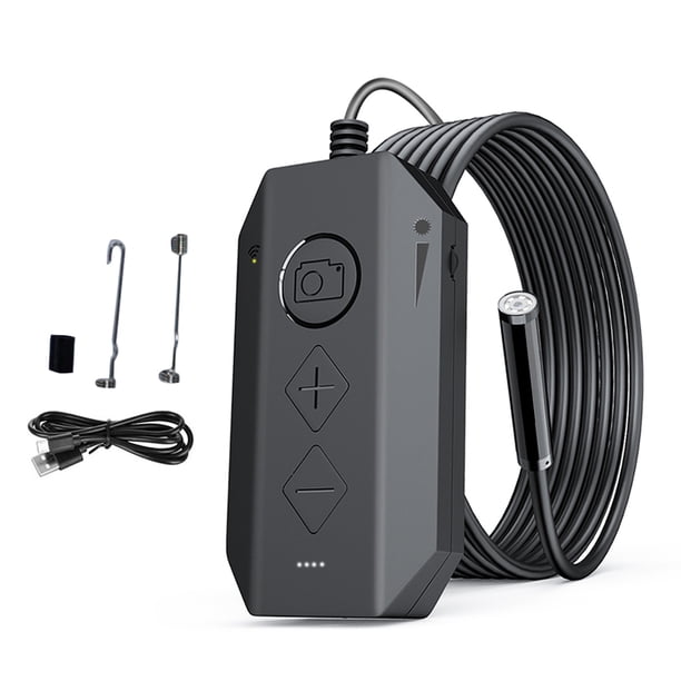 Matsuzay IP67 Impermeable 1080P WiFi 1-4X Zoomable 8LED 70 ° Cámara de inspección de tuberías Boroscopio portátil brillante ajustable Electrónica No.01