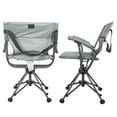 thumbnail image 5 of Zenithen Outdoor 360 Degree Portable Lawn Swivel Camping Chair w/ Arms, Smoke Grey, 5 of 7