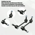 thumbnail image 4 of Unique Bargains 4 Pcs Front Rear Left Right Sway Bar Links Stabilizer Bar Link for Jeep Grand Cherokee 2011-2015, 4 of 7