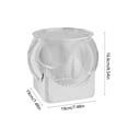 thumbnail image 3 of Small Desktop Fish Tank Clear Plastic Aquarium, Wear and Drop Resistant Betta Fish Bowl for Home or Office, 3 of 6