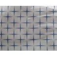 thumbnail image 4 of oneOone Georgette Viscose Medium Blue Fabric Geometric Check Craft Projects Decor Fabric Printed by The Yard 42 Inch Wide, 4 of 4