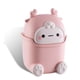 thumbnail image 1 of Desktop Papas basura Table Flip Barbage Basura Caja Pequeño PP PP Dust Bucket Escritorio Sundries Salón Dormitorio Cocina Rosa Eigraketly HA010222-03, 1 of 6