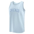 thumbnail image 2 of Men's Fanatics Light Blue Chicago Cubs Elements Tank Top, 2 of 3