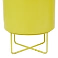 thumbnail image 4 of CosmoLiving by Cosmopolitan 16", 13"H Yellow Metal Planter (2 Count), 4 of 8