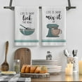 thumbnail image 6 of Sm:)e Coffee Quote Funny Text Kitchen Dish Towels 18 x 26 Inch Housewarming Hand Tea Towels for Cooking Baking Set of 4, 6 of 6
