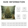 thumbnail image 5 of Nawypu  Cushion Case Christmas Printing Winter Theme Throw Pillow Cover Pillowcase Decorative Cushion Cover, 5 of 5
