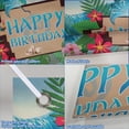 thumbnail image 5 of Sweet Happy Beach Hawaiian Style Birthday Backdrop Banner Poster Beach Hawaiian Style Birthday Party Decorations Beach Hawaiian Style Birthday Party Supplies Beach Hawaiian Style Photo Background, 5 of 7