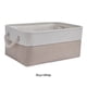 thumbnail image 3 of Cateissary Bolsa de almacenamiento para gabinete de gran capacidad, bien organizada y que ahorra espacio, hecha con algodón y lino Almacenamiento y organización del hogar arroz + blanco, 3 of 6