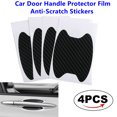 thumbnail image 1 of 4PCS Car Door Handle Sticker Carbon Fiber Anti-Scratches Protective Films Door Side Paint Protection Car Door Handle Cup Protector Films, 1 of 8